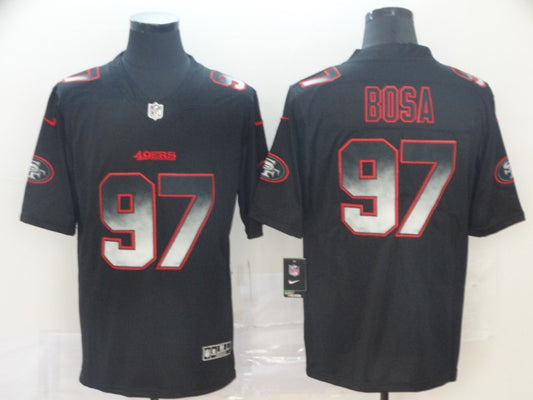 Men’s San Francisco 49ers #97 Nick Bosa Black Alternate Jersey