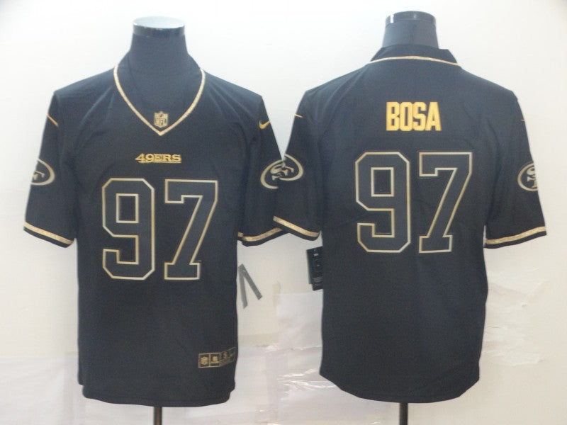 Men’s San Francisco 49ers #97 Nick Bosa Black Jersey