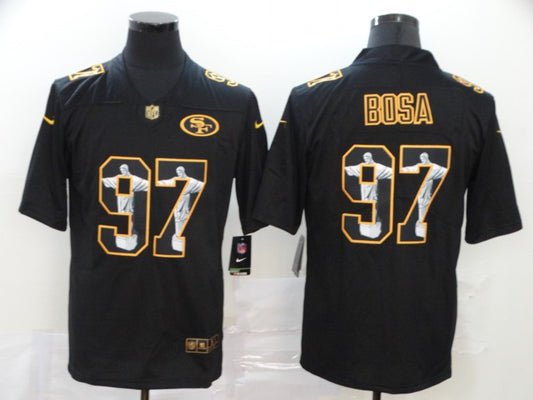 Men’s San Francisco 49ers Nick Bosa #97 Black Alternate Jersey