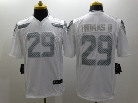 Men’s Seattle Seahawks Earl Thomas III #29 White Jersey