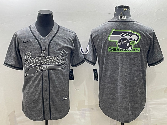 Men’s Seattle Seahawks Gray Jersey