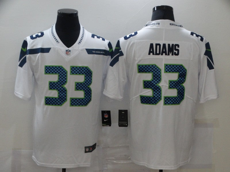 Men’s Seattle Seahawks Jamal Adams #33 White Jersey
