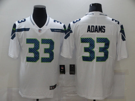 Men’s Seattle Seahawks Jamal Adams #33 White Jersey