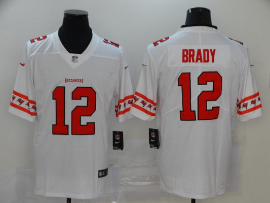 Men’s Tampa Bay Buccaneers #12 Tom Brady White Jersey