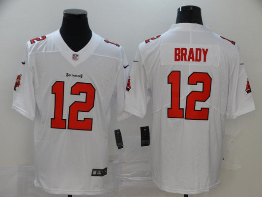 Men’s Tampa Bay Buccaneers #12 Tom Brady White Jersey