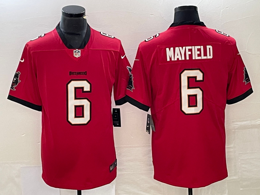 Men’s Tampa Bay Buccaneers Baker Mayfield #6 Red Jersey