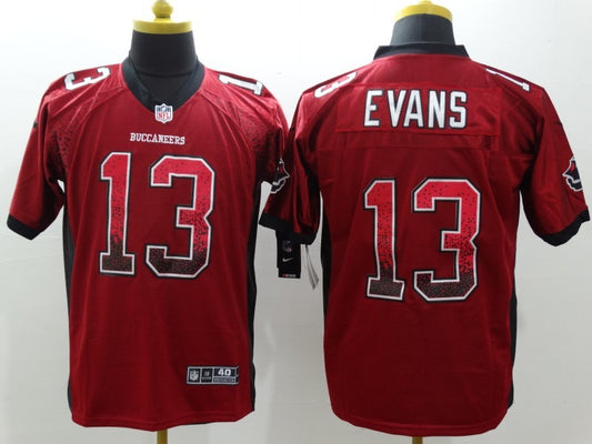 Men’s Tampa Bay Buccaneers Mike Evans #13 Red Jersey