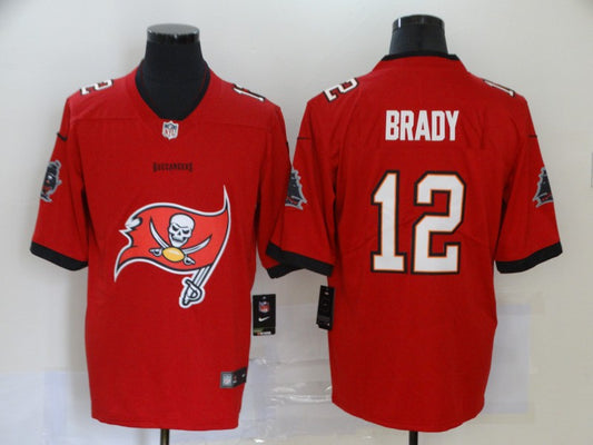 Men’s Tampa Bay Buccaneers Tom Brady #12 Red Alternate Jersey
