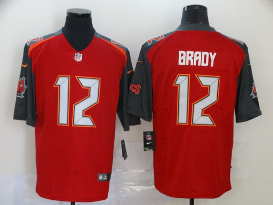 Men’s Tampa Bay Buccaneers Tom Brady #12 Red Jersey