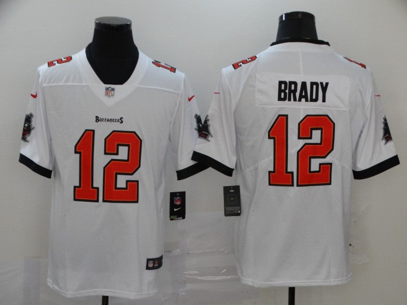 Men’s Tampa Bay Buccaneers Tom Brady #12 White Jersey