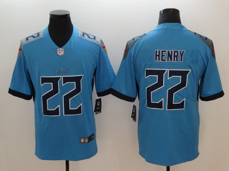 Men’s Tennessee Titans #22 Derrick Henry Light Blue Jersey