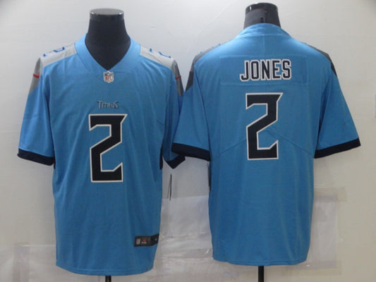 Men’s Tennessee Titans Julio Jones #2 Light Blue Jersey