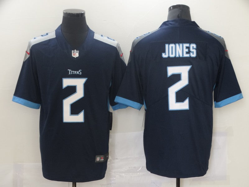 Men’s Tennessee Titans Julio Jones #2 Navy Jersey
