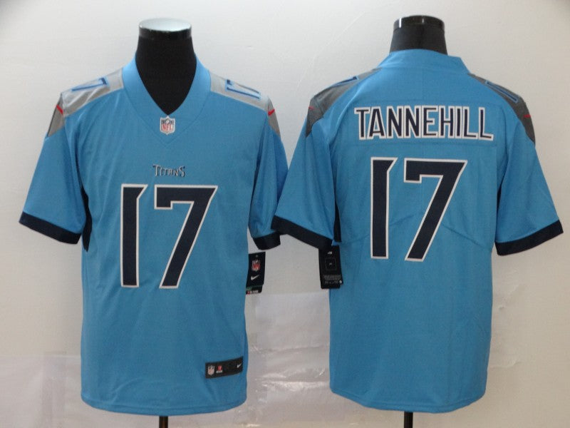 Men’s Tennessee Titans Ryan Tannehill #17 Light Blue Jersey