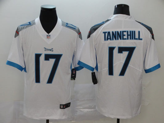 Men’s Tennessee Titans Ryan Tannehill #17 White Jersey