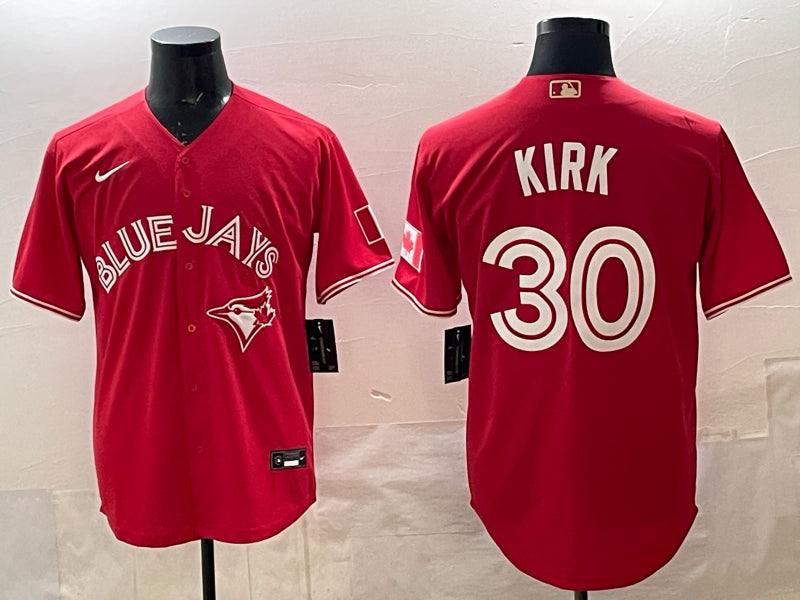 Men’s Toronto Blue Jays Alejandro Kirk #30 Red Jersey