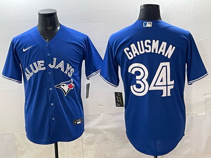 Men’s Toronto Blue Jays Kevin Gausman #34 Rush Blue Jersey