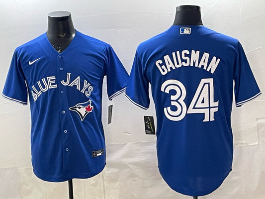 Men’s Toronto Blue Jays Kevin Gausman #34 Rush Blue Jersey