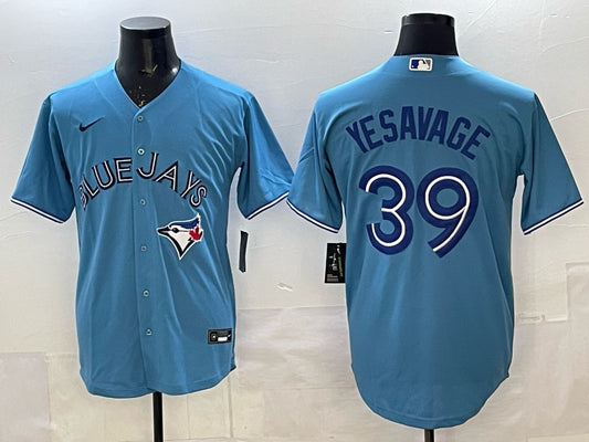 Men’s Toronto Blue Jays Trey Yesavage #39 Powder Blue Jersey