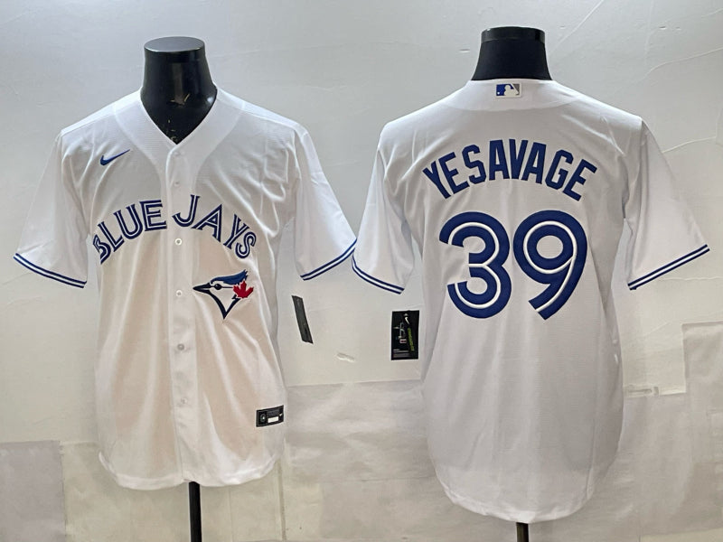 Men’s Toronto Blue Jays Trey Yesavage #39 White Home Jersey
