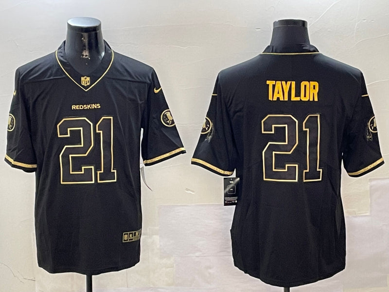 Men’s Washington Commanders Sean Taylor #21 Black Jersey