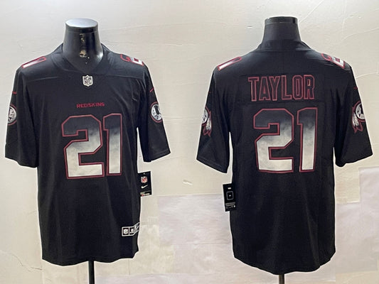Men’s Washington Commanders Sean Taylor #21 Black Jersey