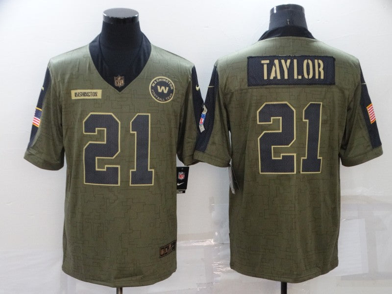 Men’s Washington Commanders Sean Taylor #21 Brown Jersey