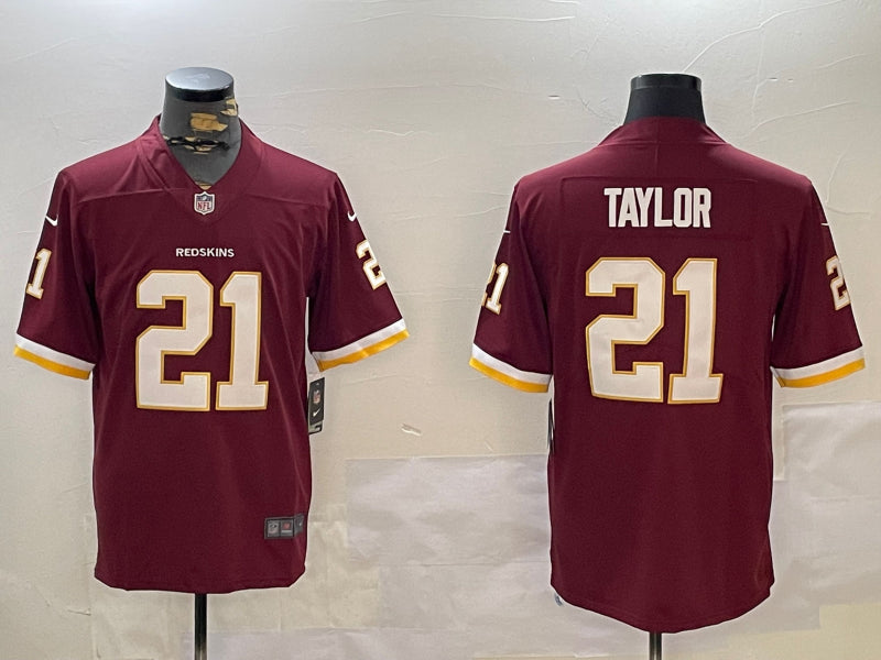 Men’s Washington Commanders Sean Taylor #21 Burgundy Team Jersey