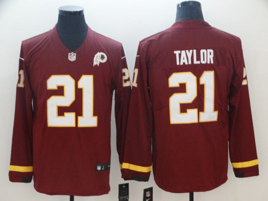 Men’s Washington Commanders Sean Taylor #21 Red Authentic Jersey
