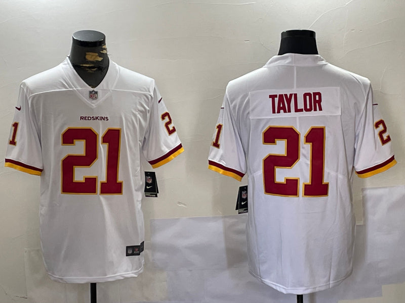 Men’s Washington Commanders Sean Taylor #21 White Jersey