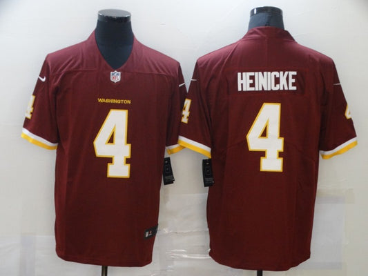 Men’s Washington Commanders Taylor Heinicke #4 Red Jersey