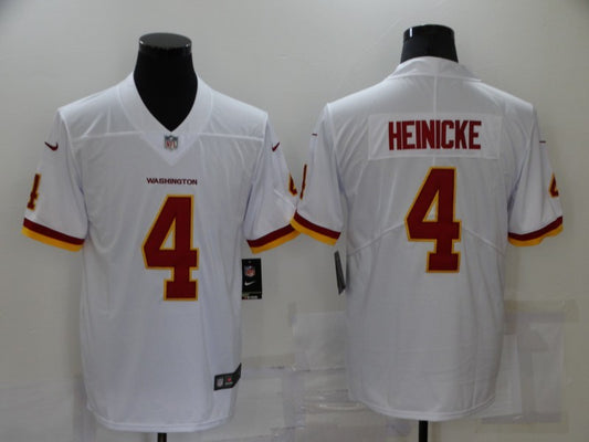 Men’s Washington Commanders Taylor Heinicke #4 White Jersey