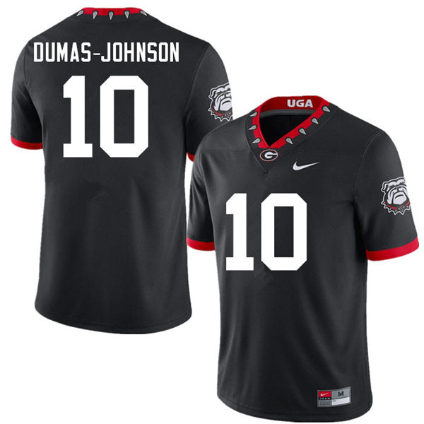 Men's #10 Jamon Dumas-Johnson Georgia Bulldogs College Football Jersey