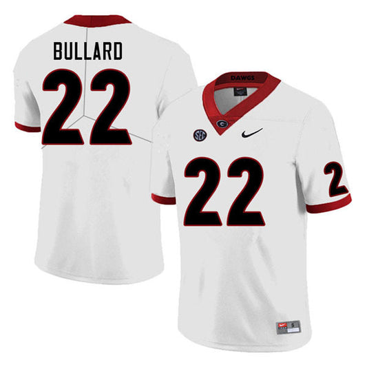 Men's #22 Javon Bullard Georgia Bulldogs College Football Jersey