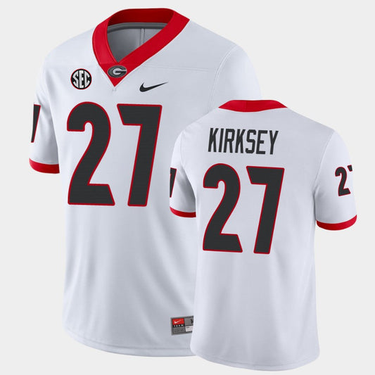 Men's #27 Austin Kirksey Georgia Bulldogs College Football Jersey