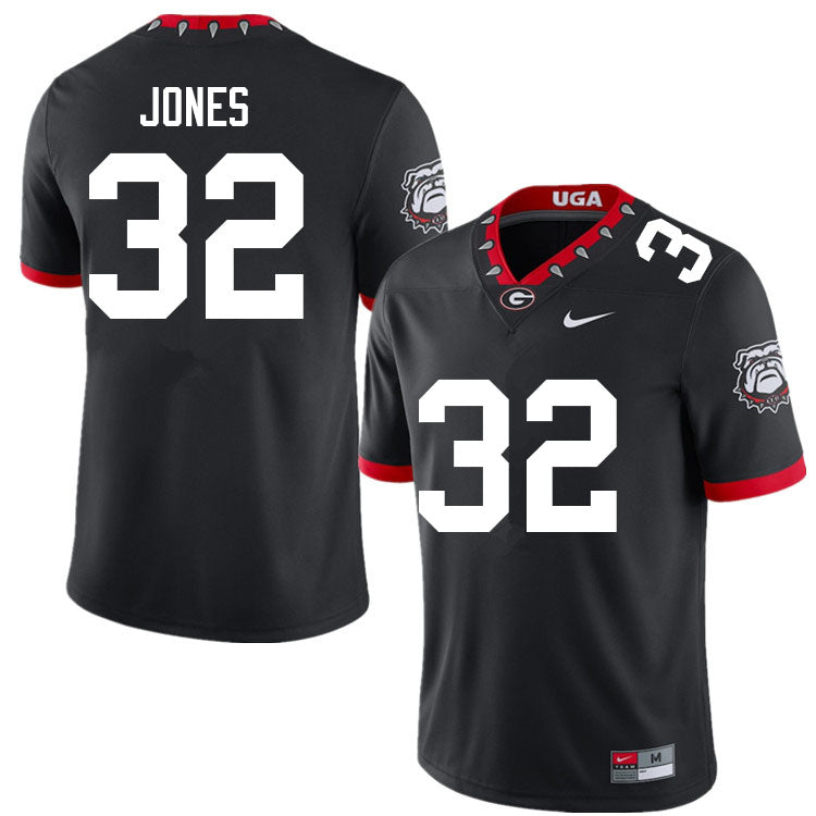 Men's #32 Cash Jones Georgia Bulldogs College Football Jersey