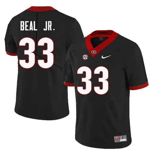 Men's #33 Robert Beal Jr. Georgia Bulldogs College Football Jersey