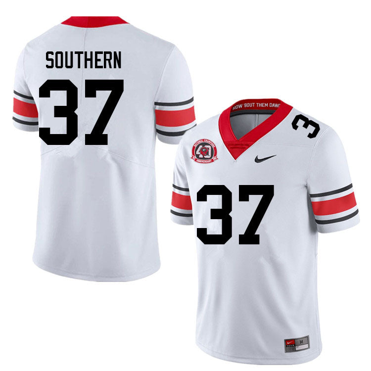 Men's #37 Drew Southern Georgia Bulldogs College Football Jersey