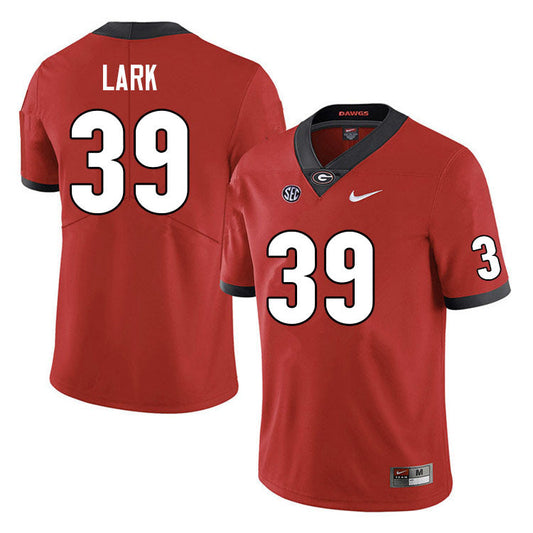 Men's #39 Collin Lark Georgia Bulldogs College Football Jersey