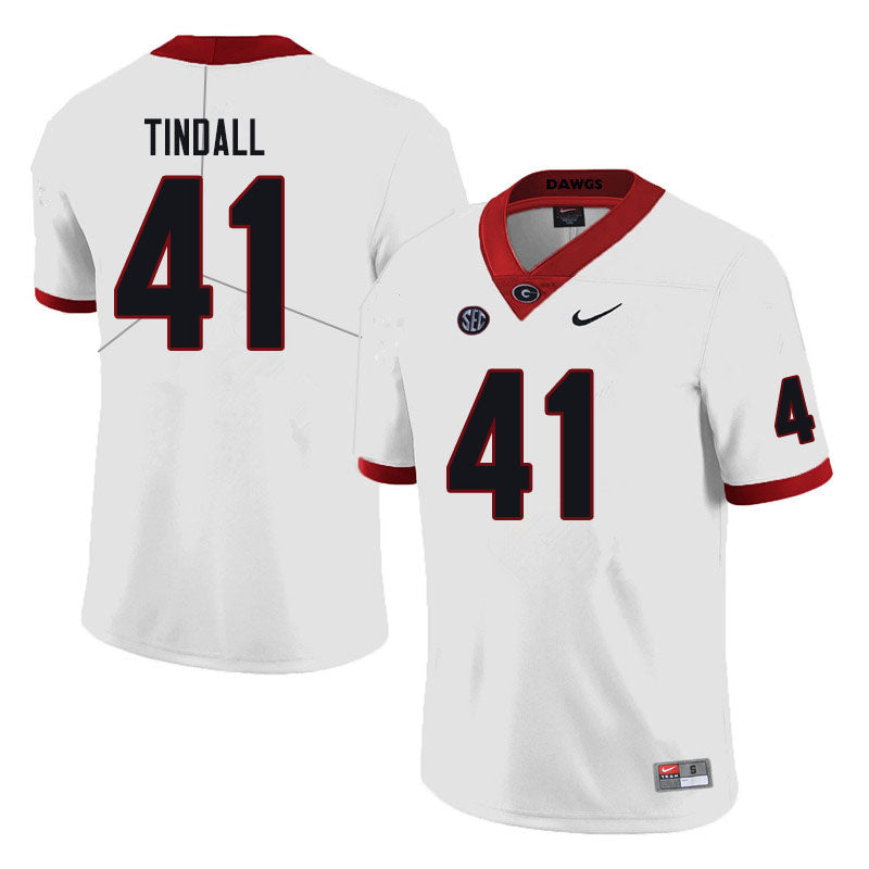 Men's #41 Channing Tindall Georgia Bulldogs College Football Jersey