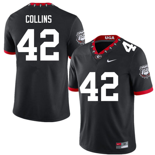 Men's  #42 Graham Collins Georgia BulldogsCollege Football Jersey