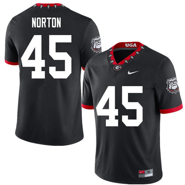 Men's #45 Bill Norton Georgia Bulldogs Football Jersey