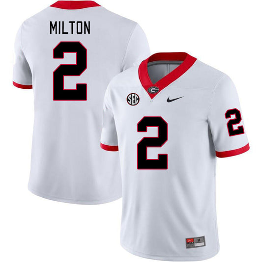 Men's #2 Kendall Milton Georgia Bulldogs College Football Jersey