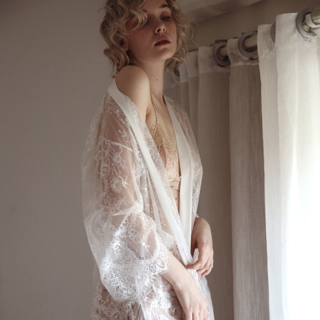 Leilany's Lace Sleepwear Robe
