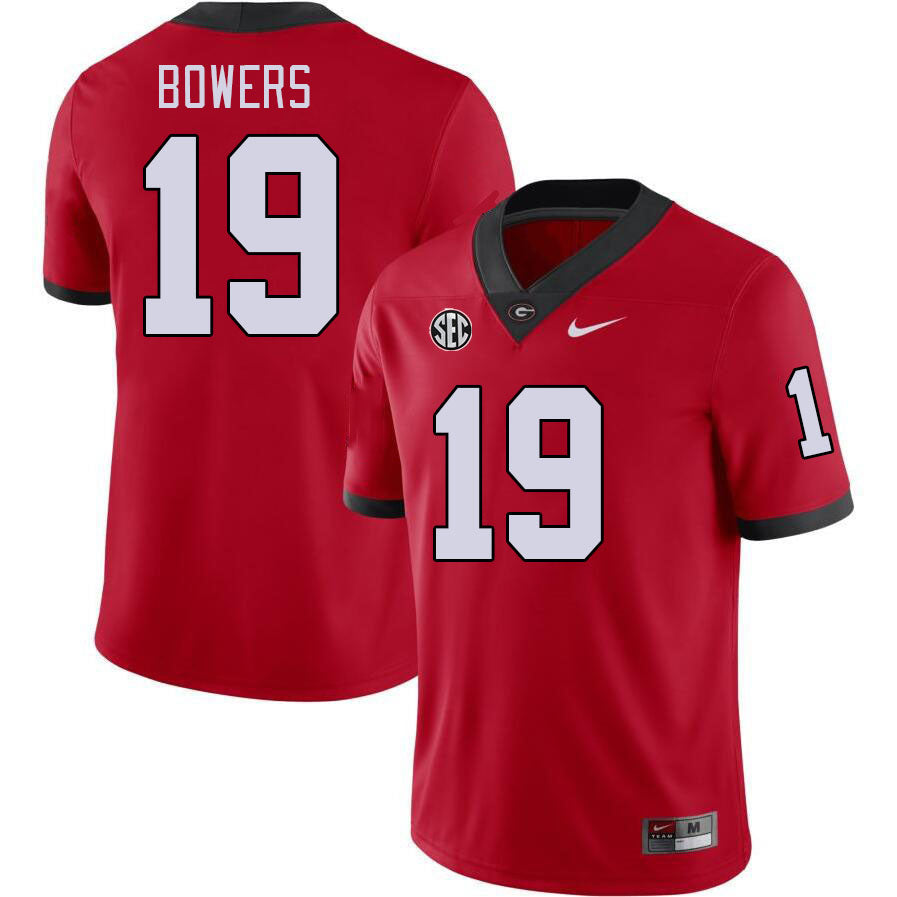 Men's #19 Brock Bowers Georgia Bulldogs College Football Jersey
