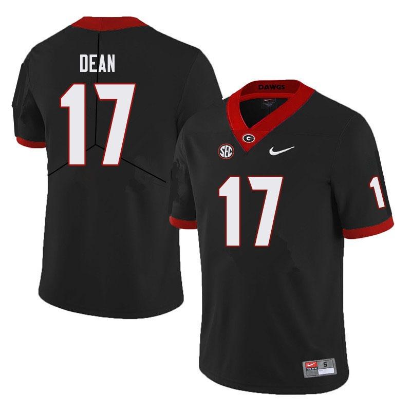 Men's #17 Nakobe Dean Georgia Bulldogs Game College Football Jersey