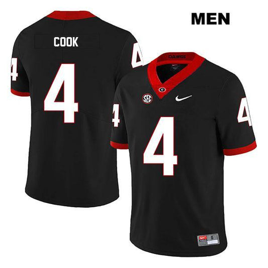 Men's  #4 James Cook Georgia BulldogsGame College Football Jersey
