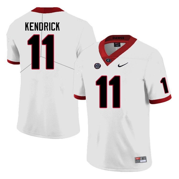 Men's #11 Derion Kendrick Georgia Bulldogs Game College Football Jersey