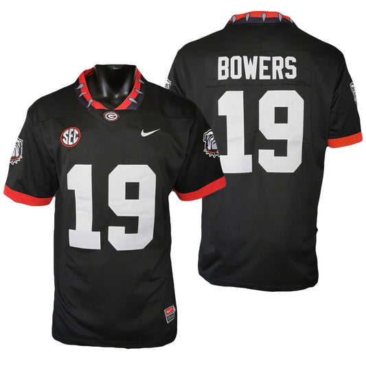 Men's #19 Brock Bowers Georgia Bulldogs College Football Jersey