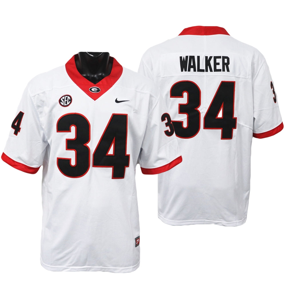 Men's  #34 Herschel Walker Georgia Bulldogs College Football Jersey